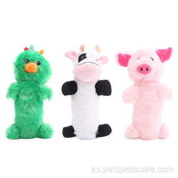 Linda forma de animal Squeaky Plush Dog Chew Toy